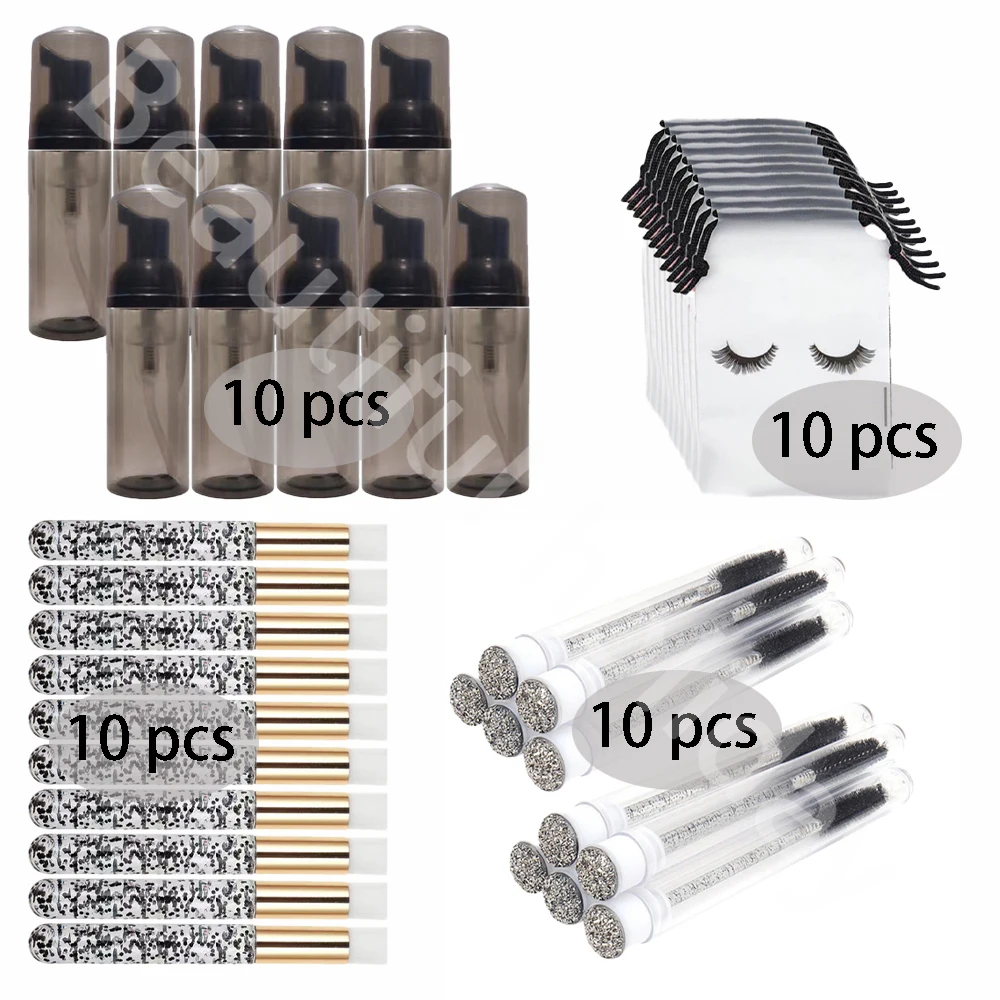 Soap Making Utensils - 40Pcs/Set Foam Bottle Brush 60ML Plastic
